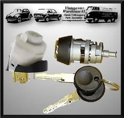 Volkswagen Caddy Mk1 1.1 1.3 1.6 Replacment Ignition Switch Barrel & Keys 1