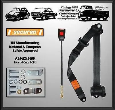 Ford Transit Mk1 60-190 & A Series Front Automatic Inertia Retractable Seat Belt 1