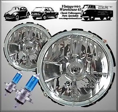 Vw Camper Westfalia Kombi T2 Crystal Clear 50% Brighter Xenon Upgrade Headlights 1
