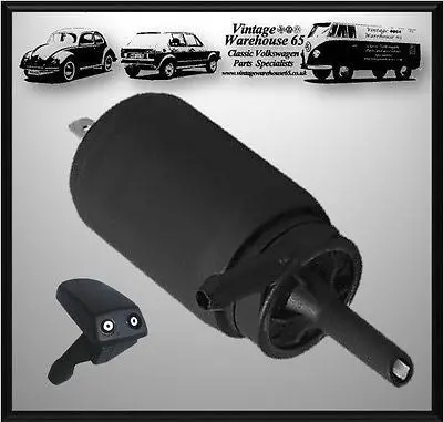 Volkswagen Golf Mk1 1.1 1.3 1.6 1.8 Gti Windscreen Washer Pump & Washer Jet Kit 1