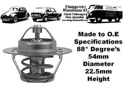 Volkswagen Golf 1.6I Mk4 97-00 O.E Quality Replacement Thermostat 1