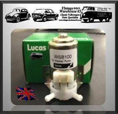 Austin Mini Cooper Clubmann Moke Lucas Universal 12V Washer Pump 1