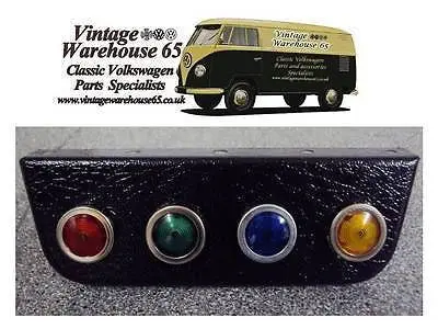 Classic Mini Cooper Clubmann Accessory Warning Lights & Switch Panel 4 Gang 1