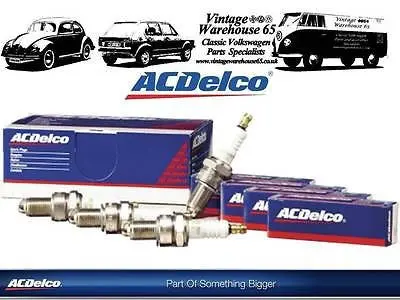Vw Transporter T3 Box 1.9 10/82 -> 07/92 Eng Dg Ac Delco Spark Plugs 1