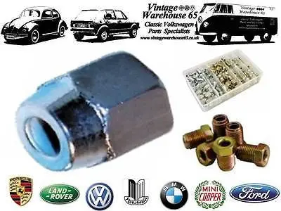 Land Rover Classic Series 1 2 3 3/8" Unf Female Brake Pipe Connectors X 6 1