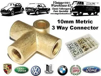 Citroen Ax Saxo Xm Xsara Xantia Picasso 10Mm 3 Way Brake Pipe Connector 1