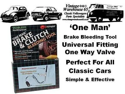 Porsche Classic 356 924 944 968 911 993 One Man Brake System Bleeding Tool 1