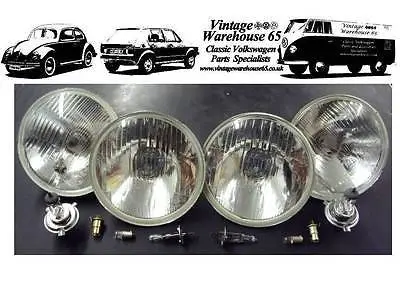 Reliant Scimitar 5 & 3/4" Sealed Beam Halogen Quad Headlight Conversion Kit 1