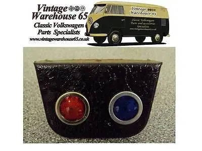 Classic Mini Cooper Clubmann Accessory Warning Lights & Switch Panel 2 Gang 1