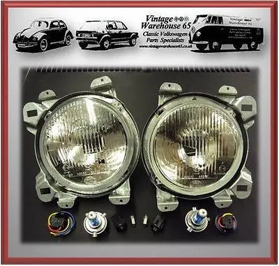 Volkswagen Transporter T3 Camper Xenon 50% Headlight Upgrade Kit Genuine Hella 1