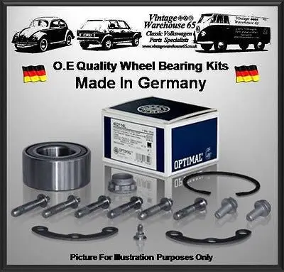 Volkswagen Audi Rear Wheel Bearing Kit X 2 Optimal Germany 2 Kits For 2 Wheels 1