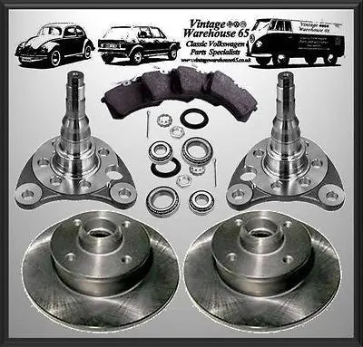 Volkwagen Golf Mk1 Mk2 G60 Rear Stub Axle, Brake Disc & Pad Conversion Upgrade # 1