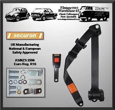 Rover Sd1 2000 3500 V8 Hatchback Front Automatic Seat Belt Kit 1