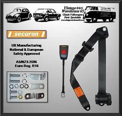 Nissan Violet 140/1 60J & Sss Hatchback Front 3 Point Automatic Seatbelt Kit 1