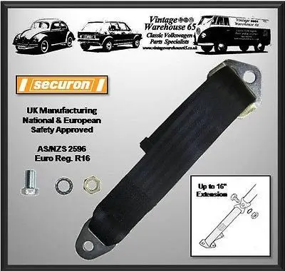 Classic Car Universal Fitting Car Seat Belt Extender Extension >16" 1