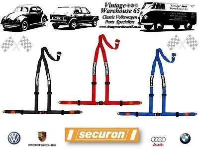 Morris Minor Oxford Marina Classic Car Universal 3 Point Rally Harness 1