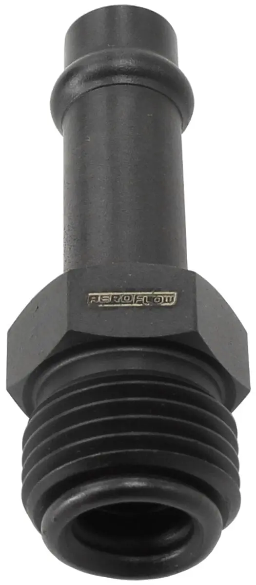 Black Straight Inlet Fitting For Holley & Stromberg Carburetors – Af714-31Blk 1