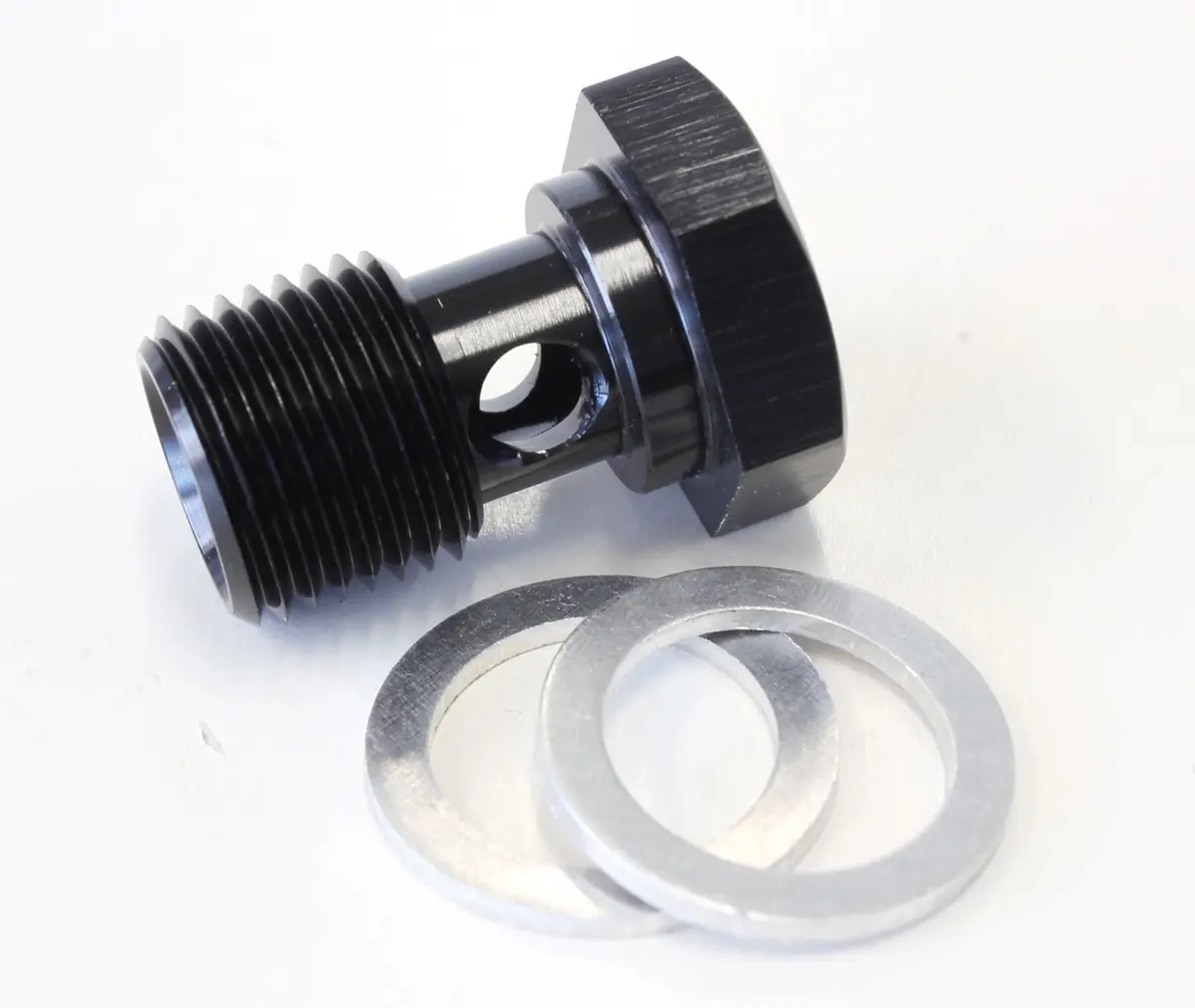 M16×1.5 Black Alloy Banjo Bolt – Af713-06Blk 1