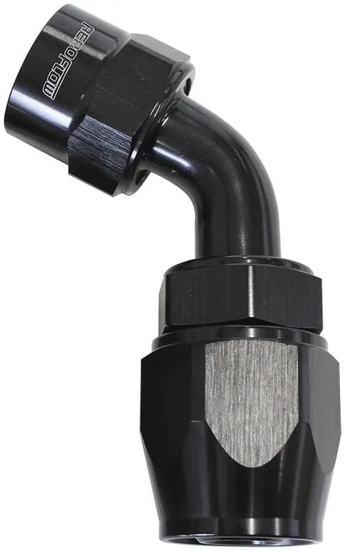Kryptalon Lightweight Swivel Hose Fitting – 60° An-8, One-Piece Machined Aluminum 1
