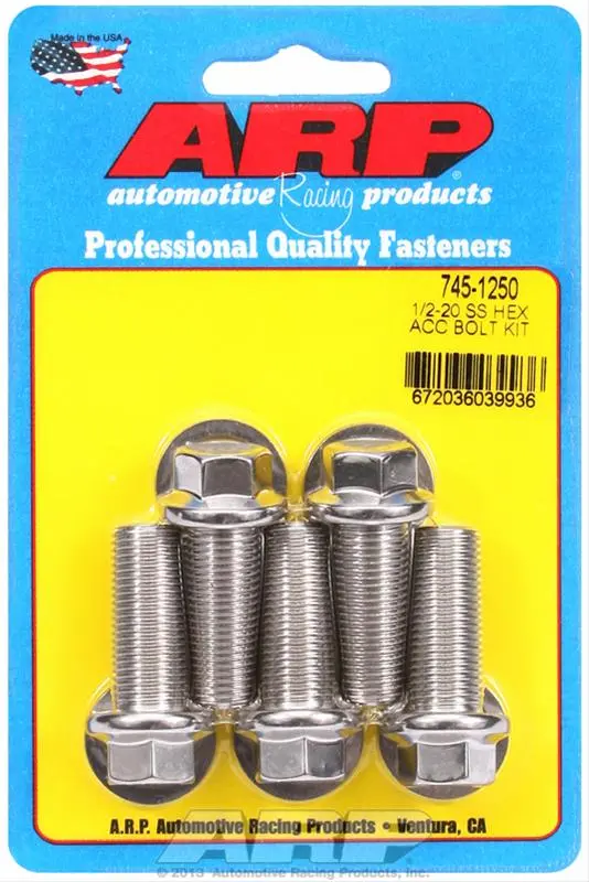 Arp Stainless Steel Fasteners – Grade 8740 Alloy, 745 Series Engine Bolt Set 1
