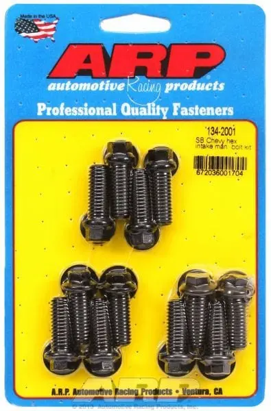 Arp Ar134-2001 Intake Manifold Bolt Kit – Hex Head, Black Oxide Coated 1