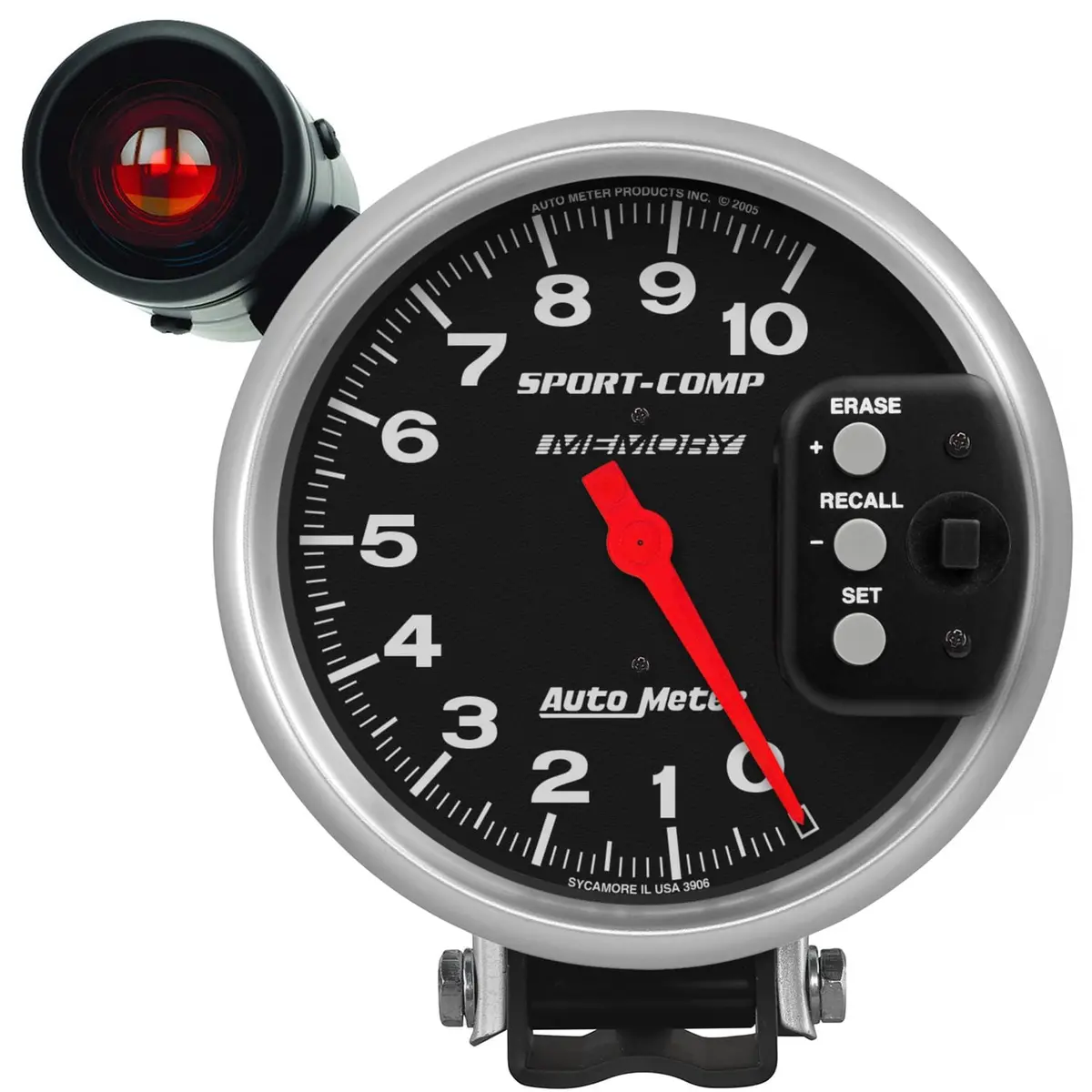 Autometer 3906 Sport-Comp Monster Shift-Lite Tachometer – Led-Shift Light With Analog Face 1