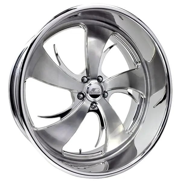 Billet Specialties Blvd Series Custom Wheels – 89Mm Backspacing, Polished Aluminum 1