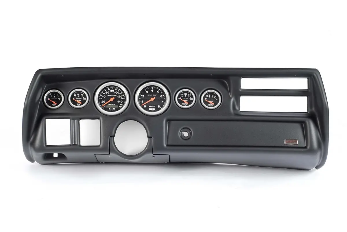 Classic Thunder Road Instrument Cluster With Autometer Gauges (Model 105700211) 1
