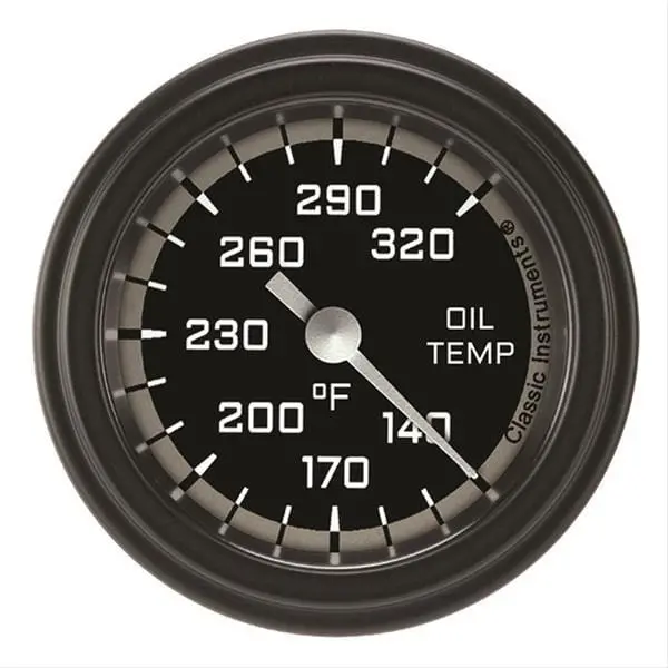 Classic Instruments Ax128Gblf Auto Cross Gray Series Speedometer – 128 Mph, Led Backlit 1