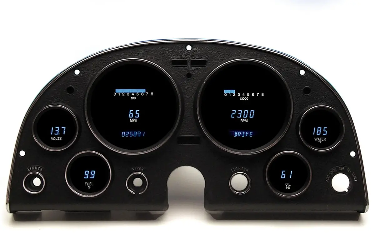 Dakota Digital Vfd3 Direct-Fit Gauge Kit – Modern Led Display System For Corvette C6/C7 1