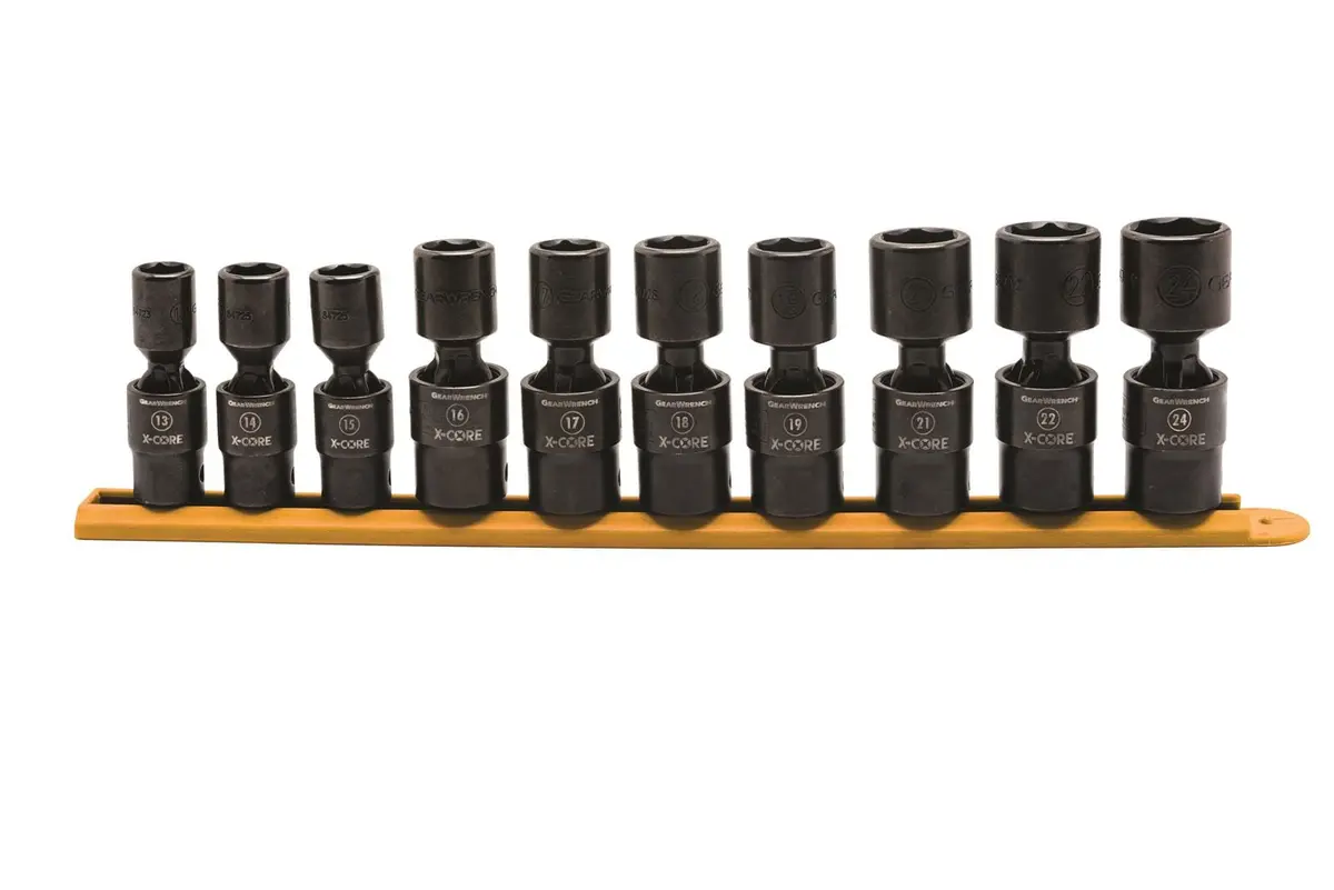 Gearwrench X-Core Pinless Impact Socket Set – 1/4" To 1/2" Drive, 84979 1