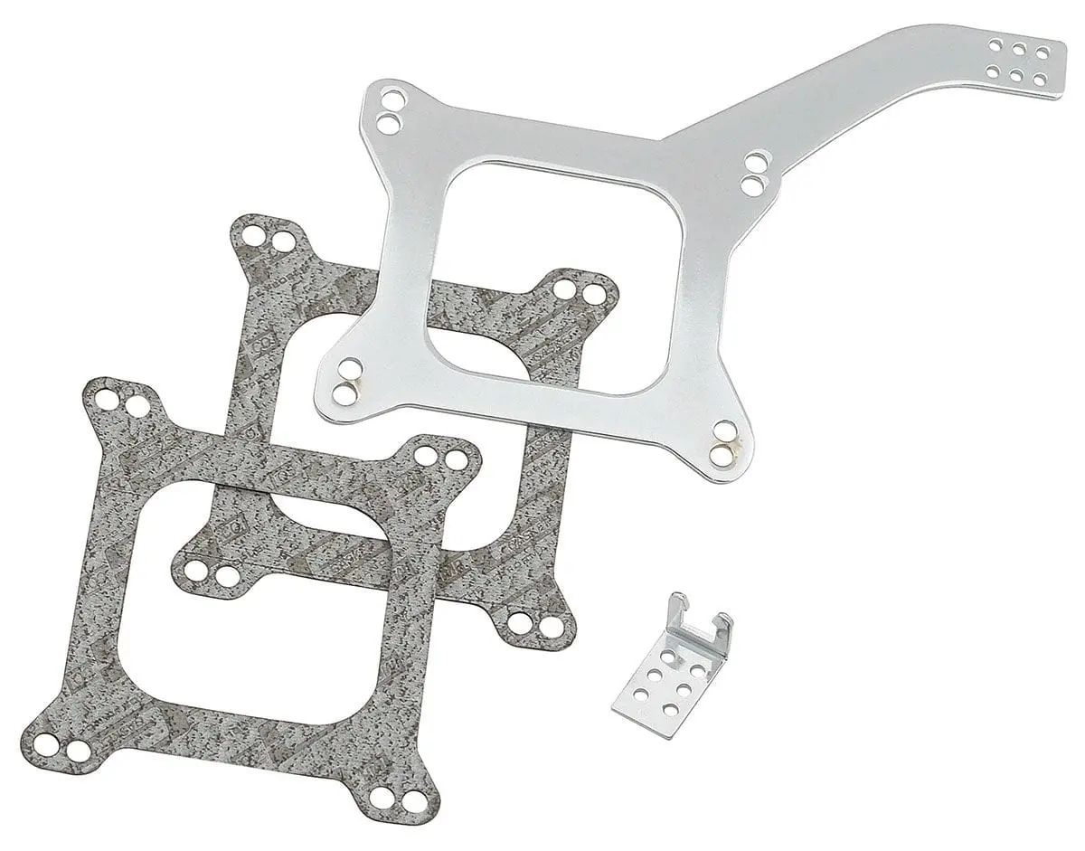 Mr. Gasket Mg6035 Chrome Carburetor Linkage Adjustment Plate 1