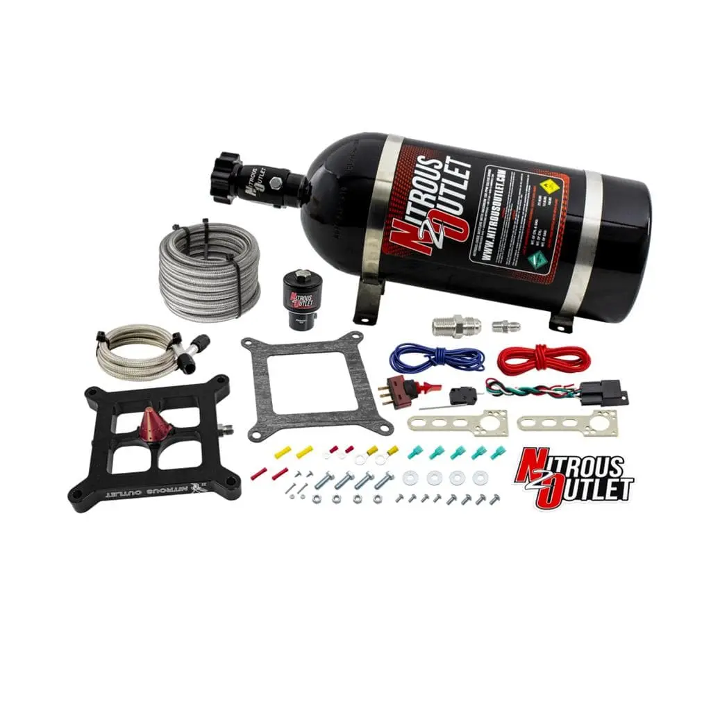 Nitrous Outlet Wet Nitrous System Kit – Single-Stage, 100–150 Hp Capacity 1