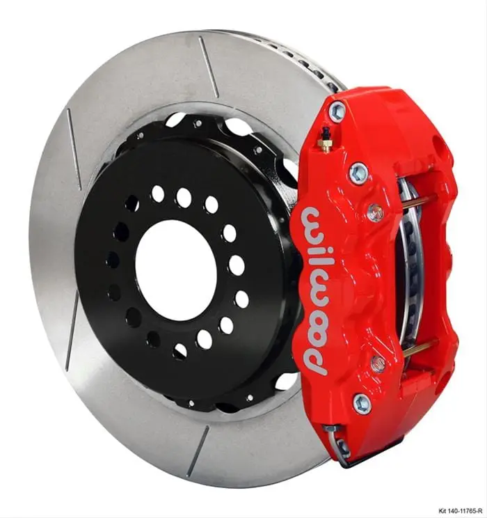Wilwood Aero4 Rear Big Brake Kit – Lightweight Aluminum Calipers With Integrated Parking Brake 1