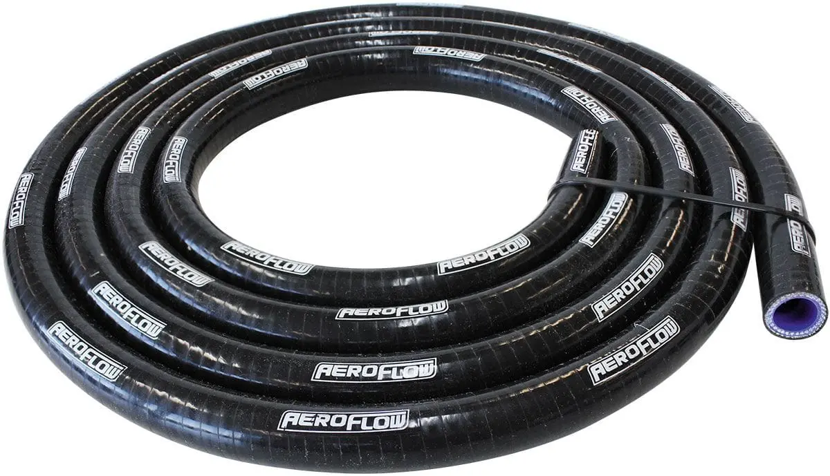 Reinforced Gloss Black Silicone Heater Hose – 1" Id, High-Temp Rated 1