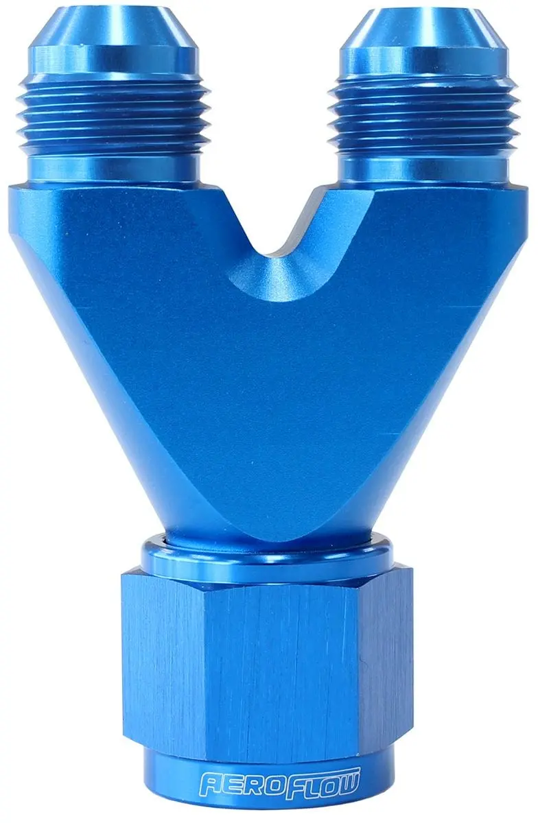 Billet Aluminum U-Block Fitting With Female Flare Port – -10An To -8An (Af146-10-08) 1