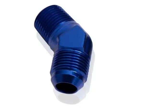 45° Npt To -12An Male Flare Adapter – Stainless Steel Fluid Transfer Fitting 1