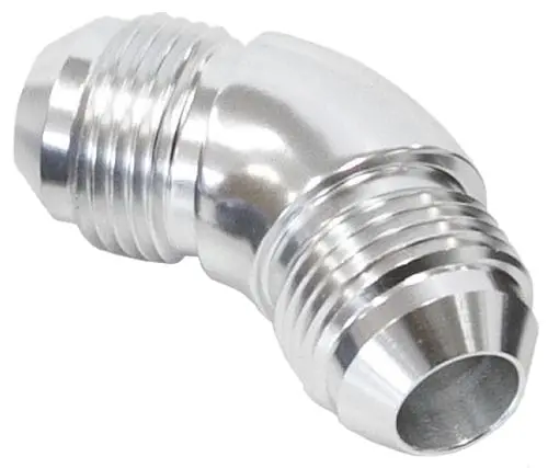 -12An Af527-12S 45° Full-Flow An Fitting – Machined Aluminum Union Fitting 1
