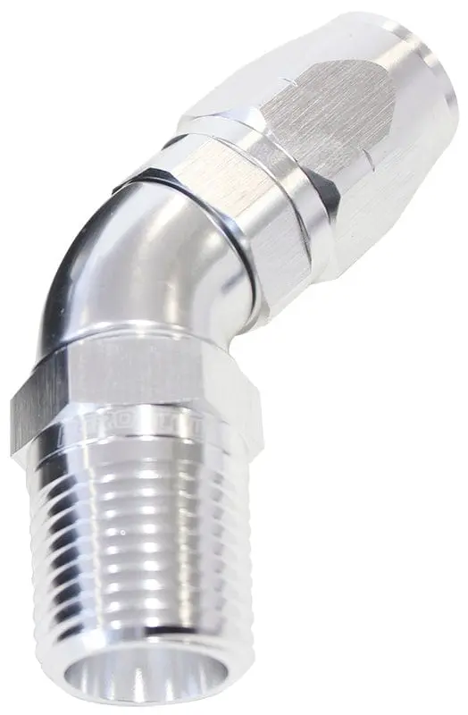 45-Degree Male Npt Swivel Hose Fitting: 1/2-Inch To -8An Full-Flow Adapter 1
