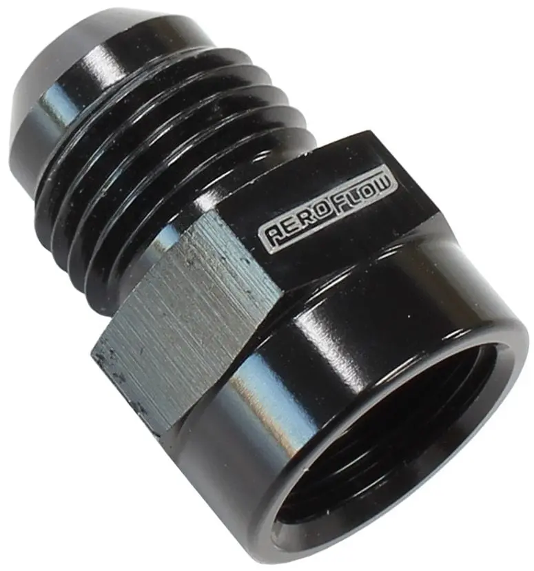 M14X1.5 Inverted Seat Adapter To -6An Male Fitting – Black Anodized (Af361-06Blk) 1