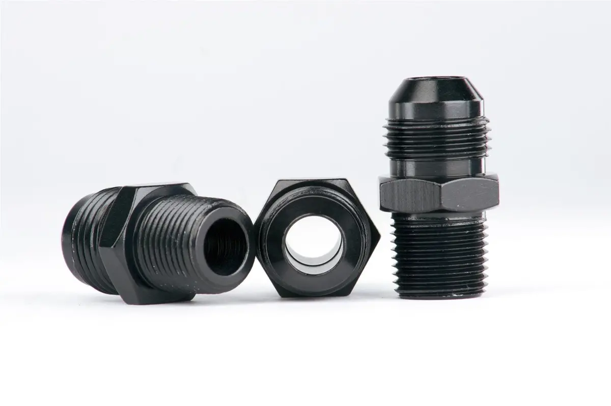 Aeromotive 15205 Fuel Pressure Regulator Fitting Kit – An-6 Adapter Package 1