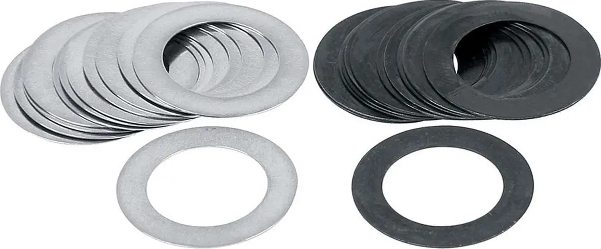 Allstar Spark Plug Indexing Shims – Precision-Machined Aluminum, .005" Thickness (All96505) 1