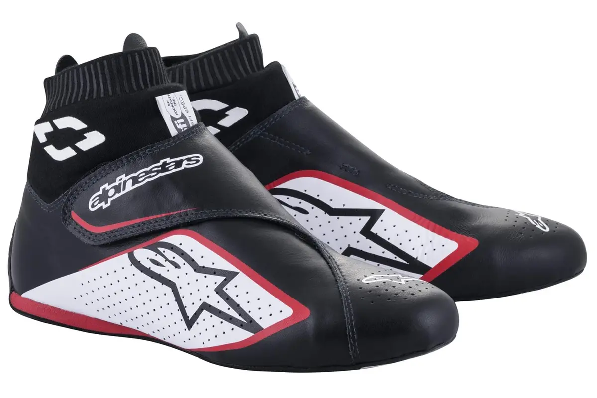 Alpinestars Supermono V2 Racing Shoes – Lightweight, Ce-Certified, Size 8.5 1