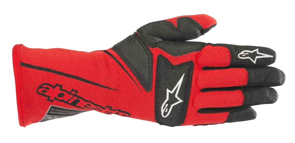 Alpinestars Tech-M Race Gloves – Carbon-Fiber Knuckle Protection, Size S 1