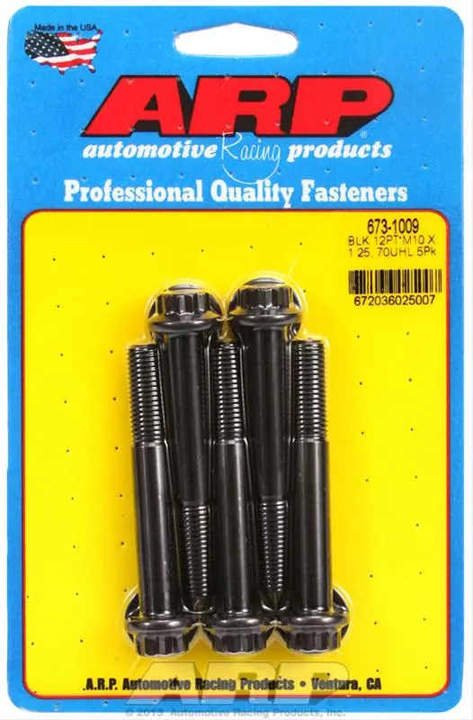 Arp 673-1009 Chromoly Cap Screws – Grade 8+ Metric Fasteners 1