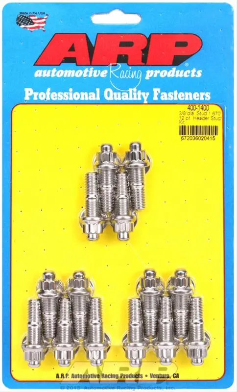 Arp 400-1400 Stainless Header Stud Kit – Corrosion-Resistant Fastening System 1