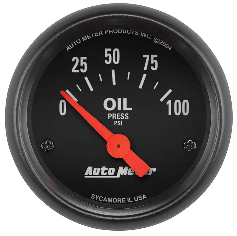 Z-Series Mechanical Oil Pressure Gauge – 2-1/16", Dual-Scale Readout (Au2634) 1