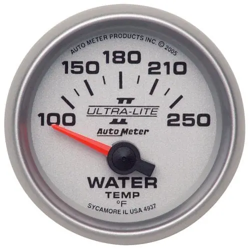 Ultra-Lite Ii Water Temperature Gauge – Lightweight, 2-1/16" Dial, Mechanical Operation (Au4937) 1