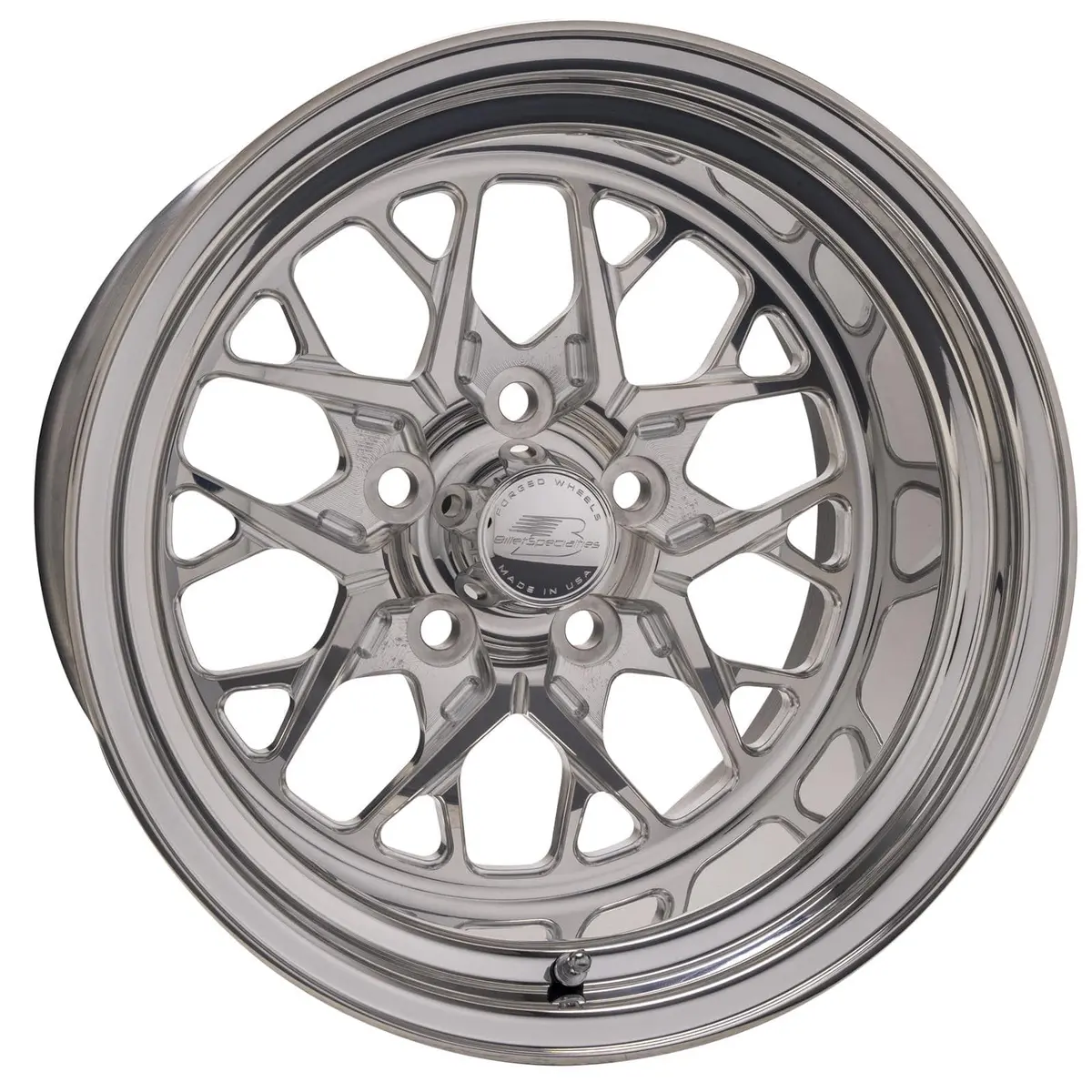 Billet Specialties Rs075 Series Wheel – 17" X 7.5", Polished Finish (Rs07510L7375) 1