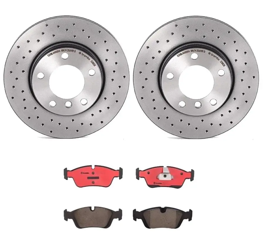 Brembo Ktx0025 Brake Pad And Rotor Kit For Performance Vehicles 1